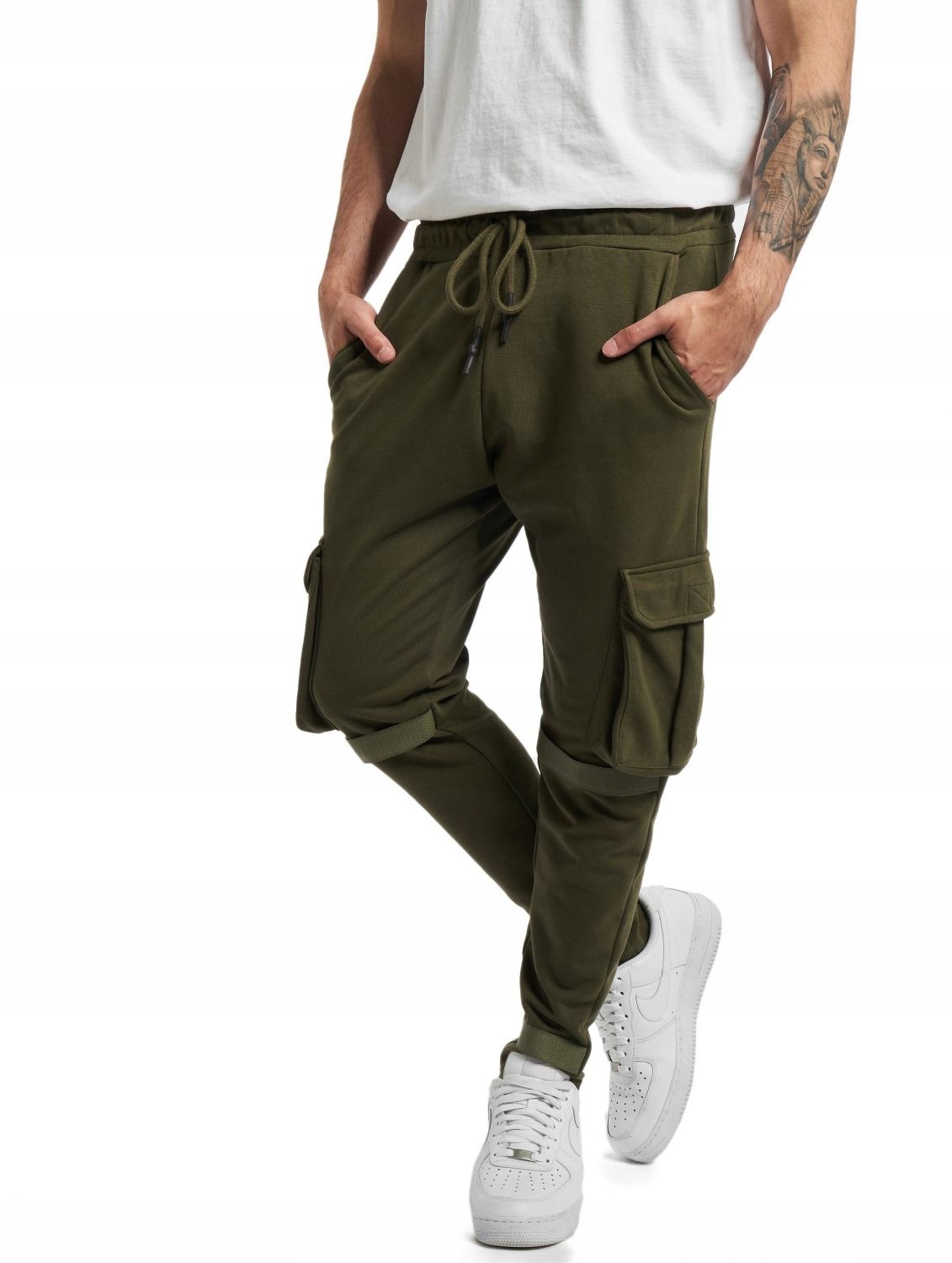 Dresové kalhoty Def Coda cargo jogger khaki 2XL
