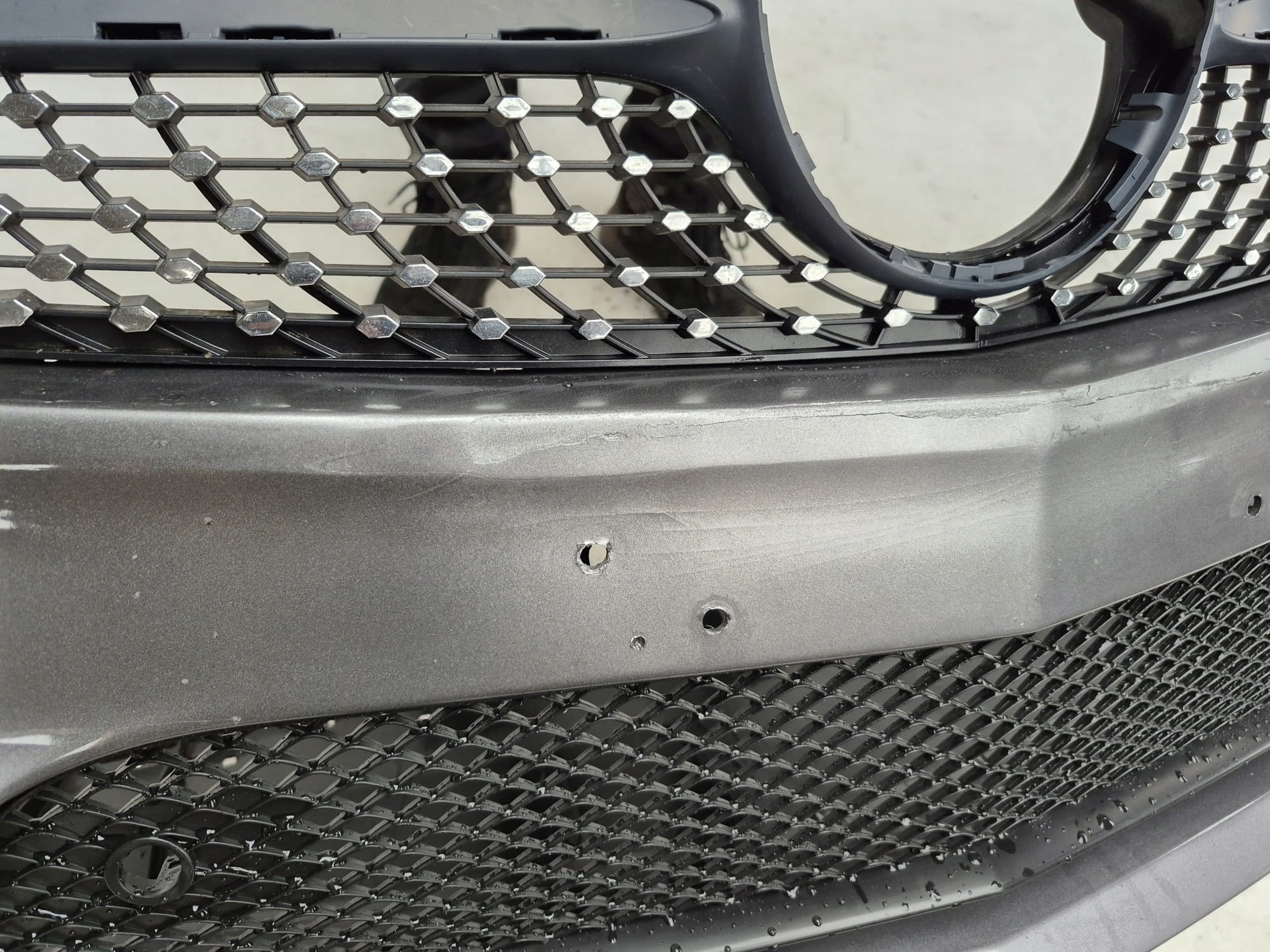 MERCEDES CLA W117 117 AMG bumper front front grill grid PDC SPR