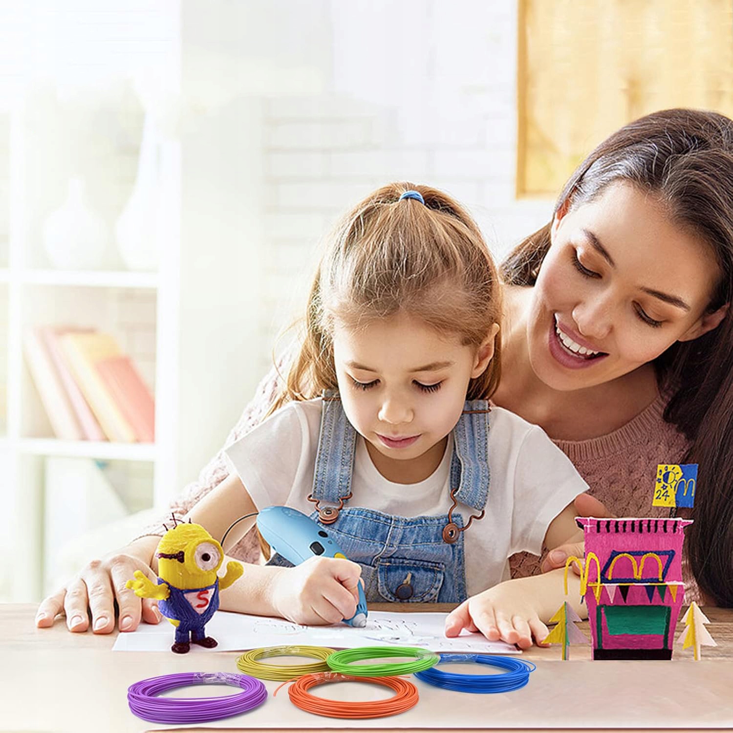 FILAMENTY WKŁADY DO DŁUGOPISU PEN 3D PLC DUŻY ZESTAW 20 KOLORÓW 1,75MM Producent Bedee