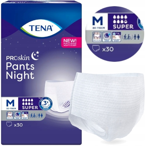 

Pieluchomajtki Tena Pants Proskin Night M 30