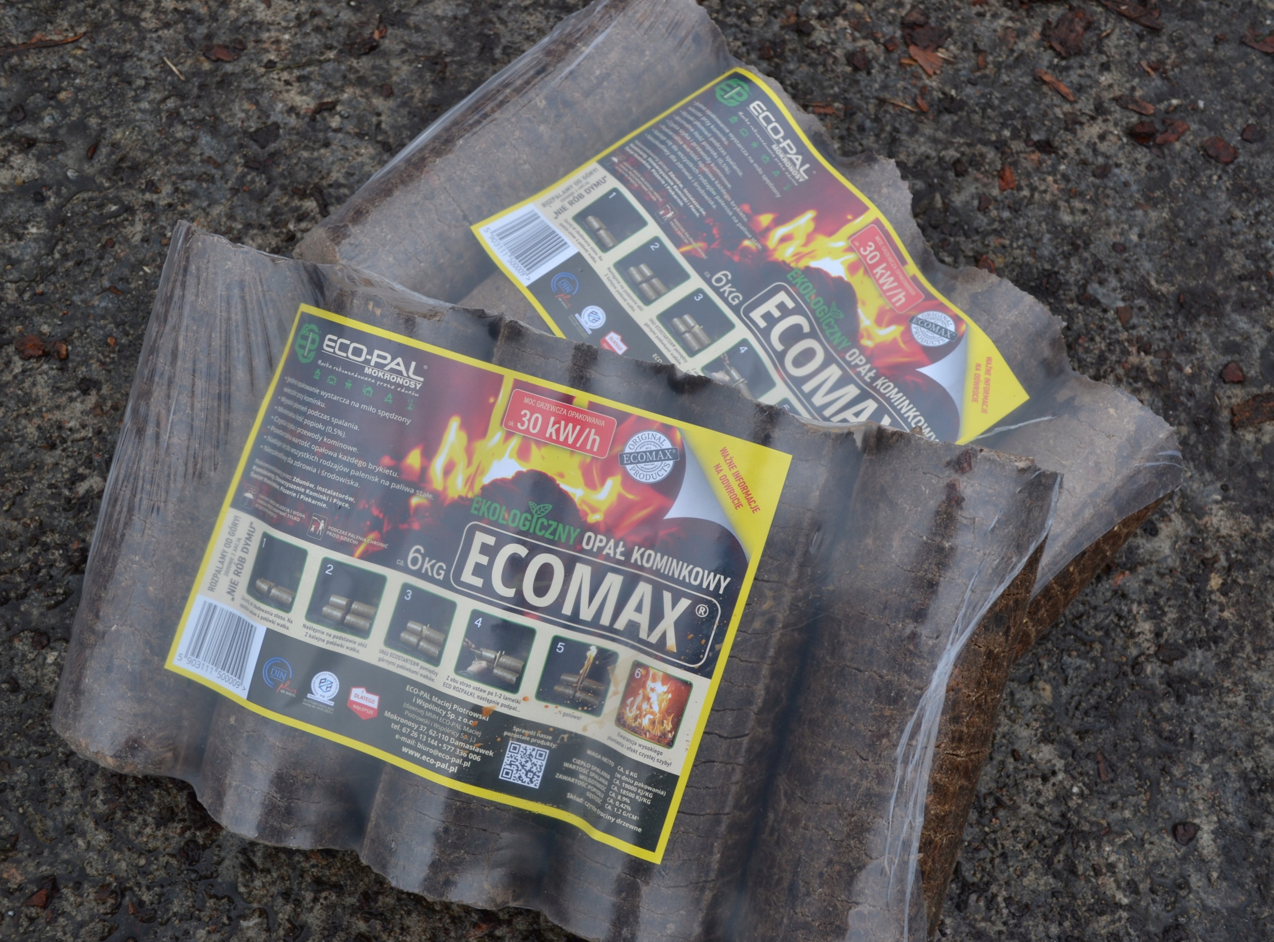 BRYKIET DRZEWNY ECOPAL PALETA 972KG TANI OPAŁ Kod producenta ecopal paleta