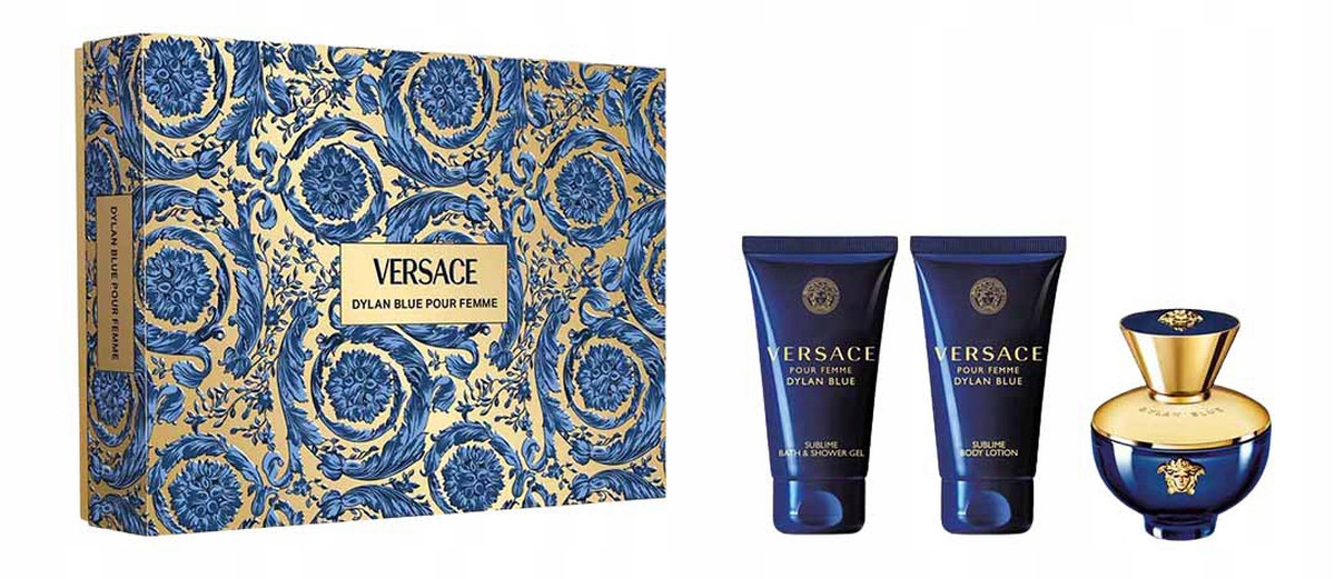 Versace Dylan Blue Pour Femme Sada voda 50 ml balzám 50 ml gel 50 ml
