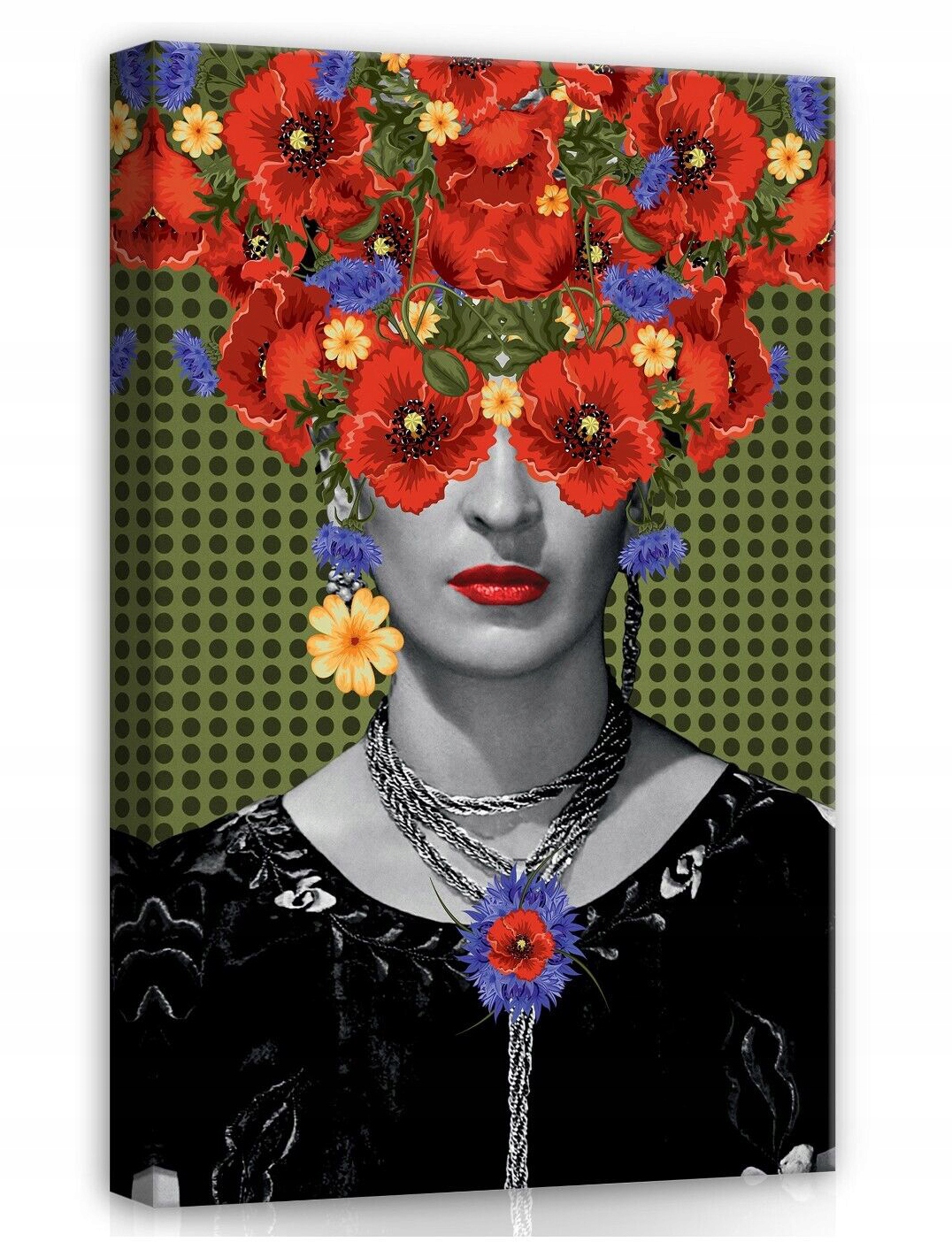 Obraz Na Plátně Canvas 80x120 Frida Kahlo Květiny