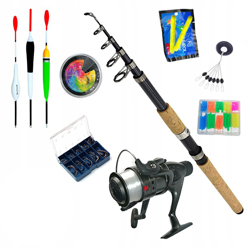 Rybářská sada 1x Rybářský prut 1x Naviják Akcesoria