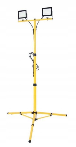 Statív s Led reflektormi 2x100 W a káblom 3 m ECO79928
