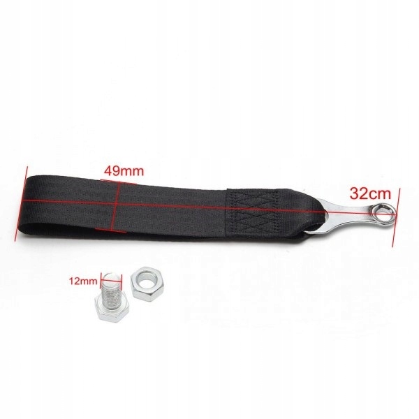 Tow strap Addco pas holowniczy KJS Drift czarny Producent części Addco