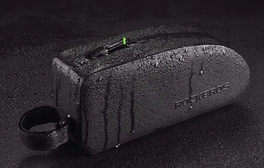 ROCKBROS POJEMNA TORBA SAKWA ROWEROWA NA RAMĘ GÓRNĄ IPX3 PASKI NA RZEP Kod producenta AS-019