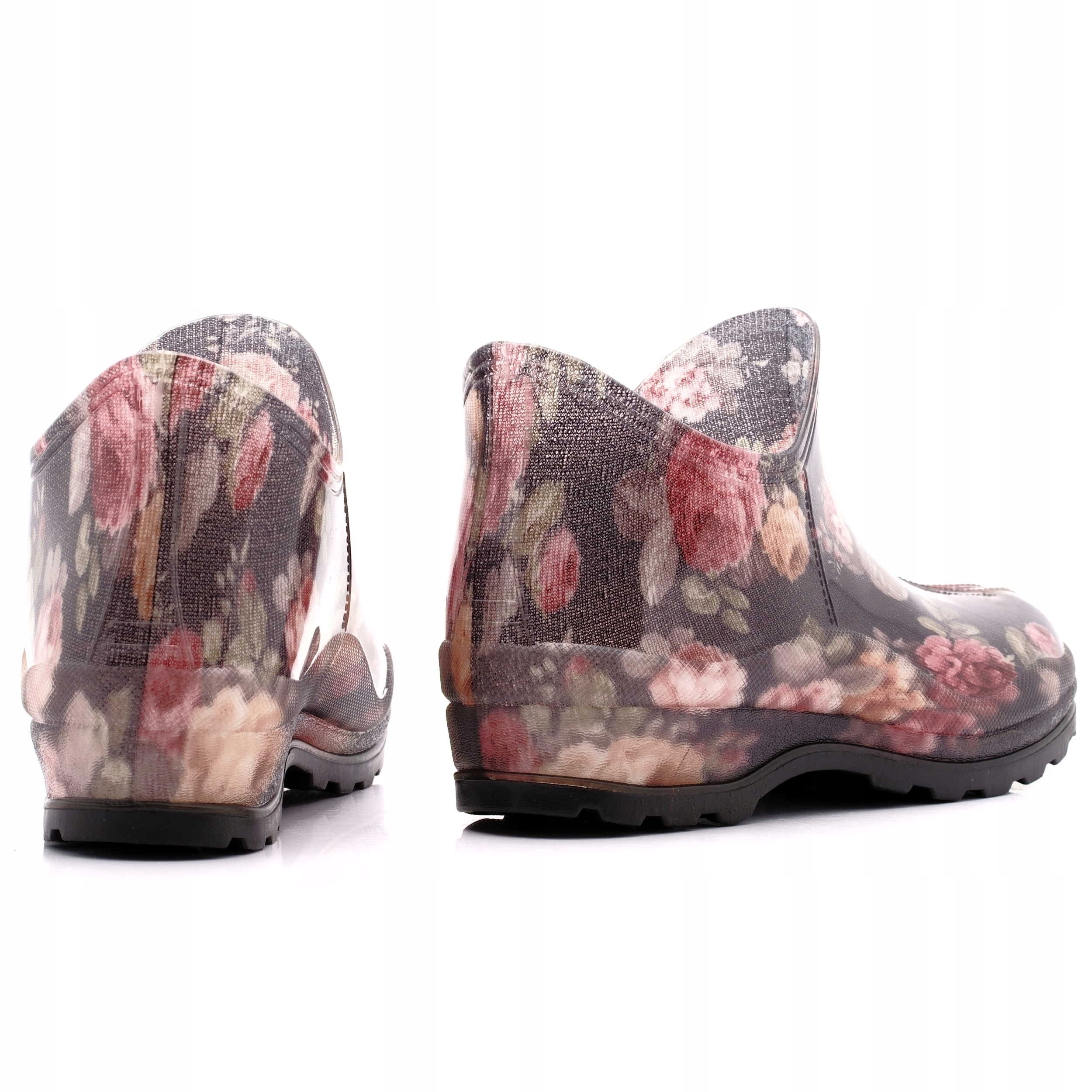 KALOSZE BUTY DAMSKIE NISKIE RÓŻE REALPAKS 37 Płeć kobieta