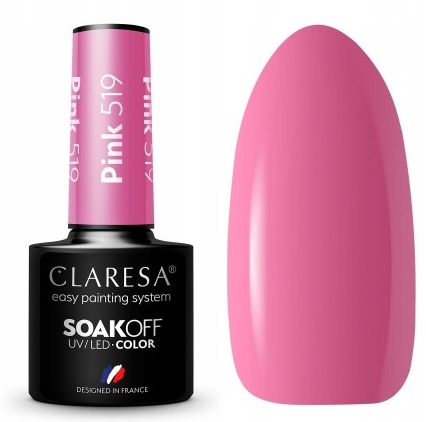 

Claresa Lakier Hybrydowy Uv/led Pink 519