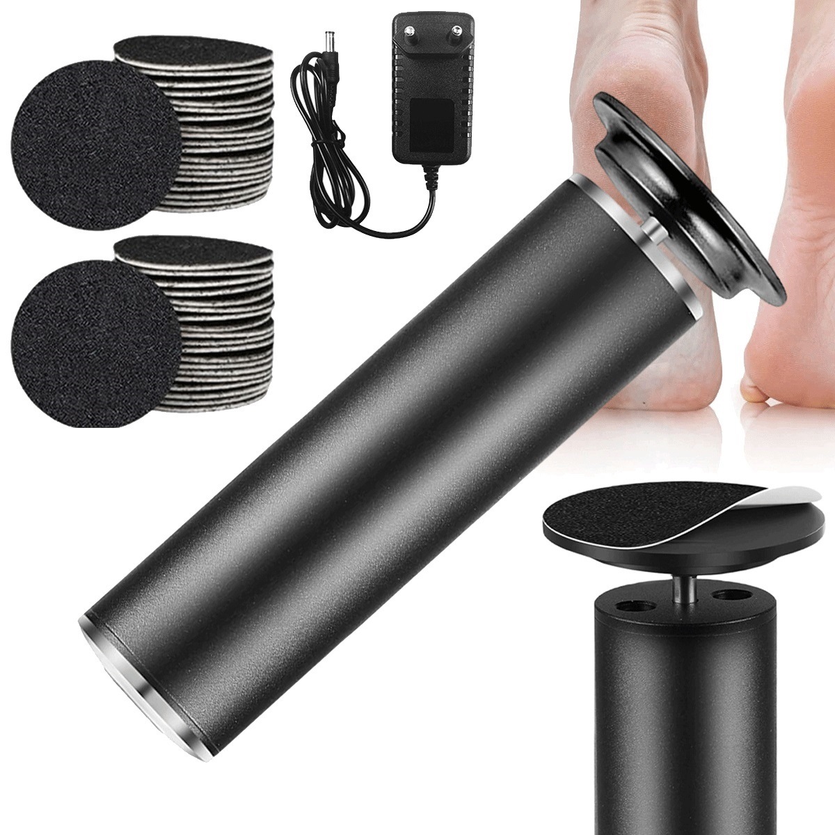 Elektrické zařízení na pedikúru se 60 kotoučky a regulací otáček