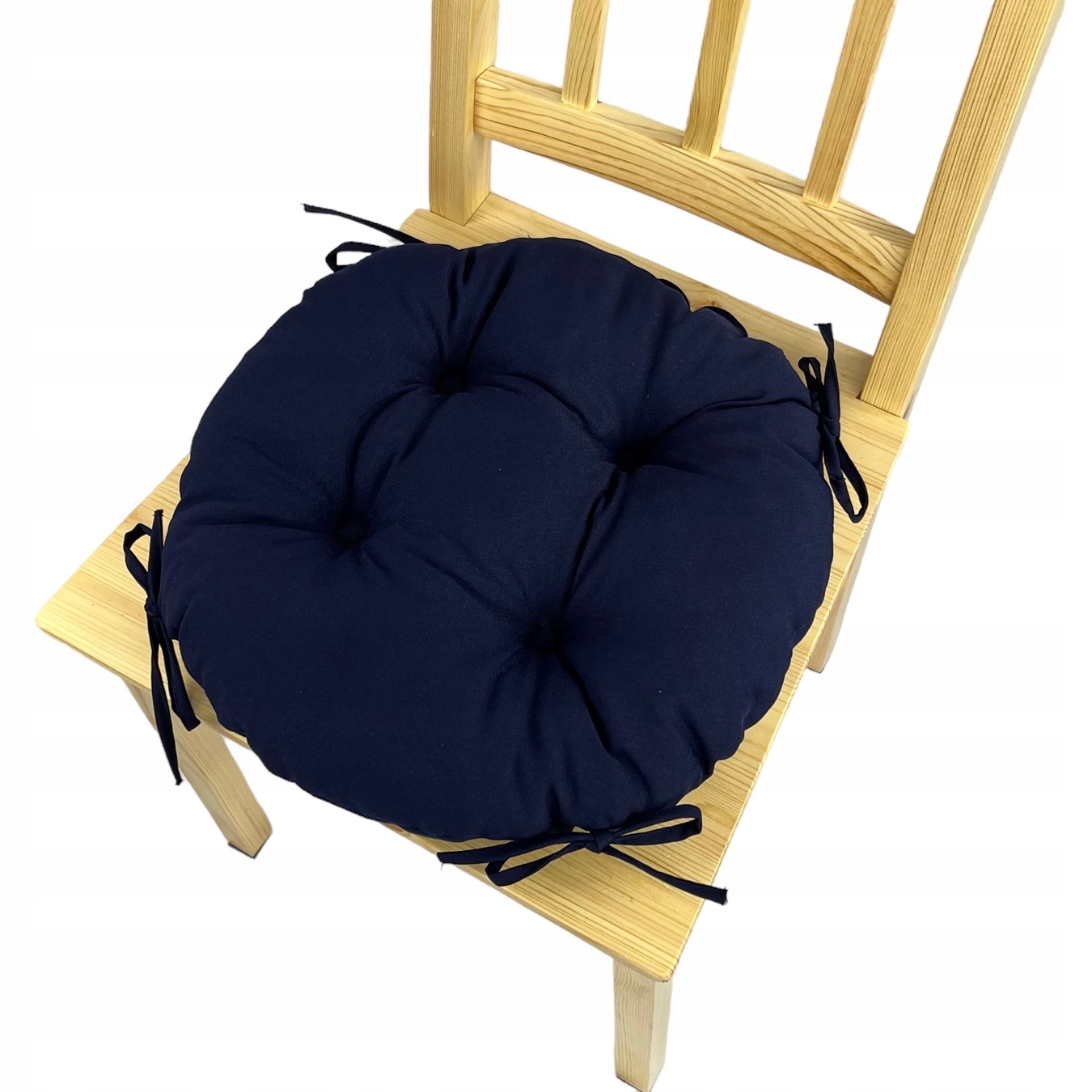 

Poduszka na krzesło taboret 35cm Granatowy Koło