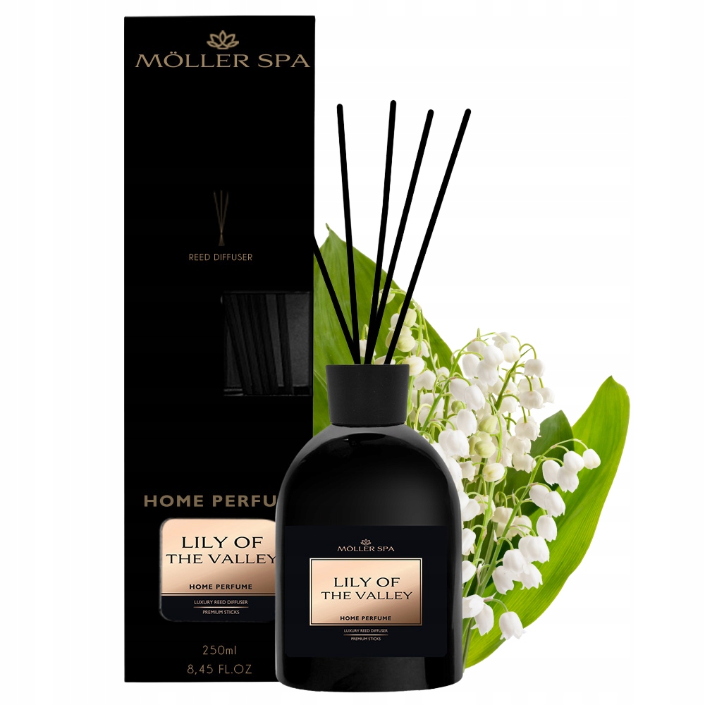 Levně Vůně Konvalinky Do Domácnosti Tyčinky Difuzér Osvěžovač 250 ml Velká Objem