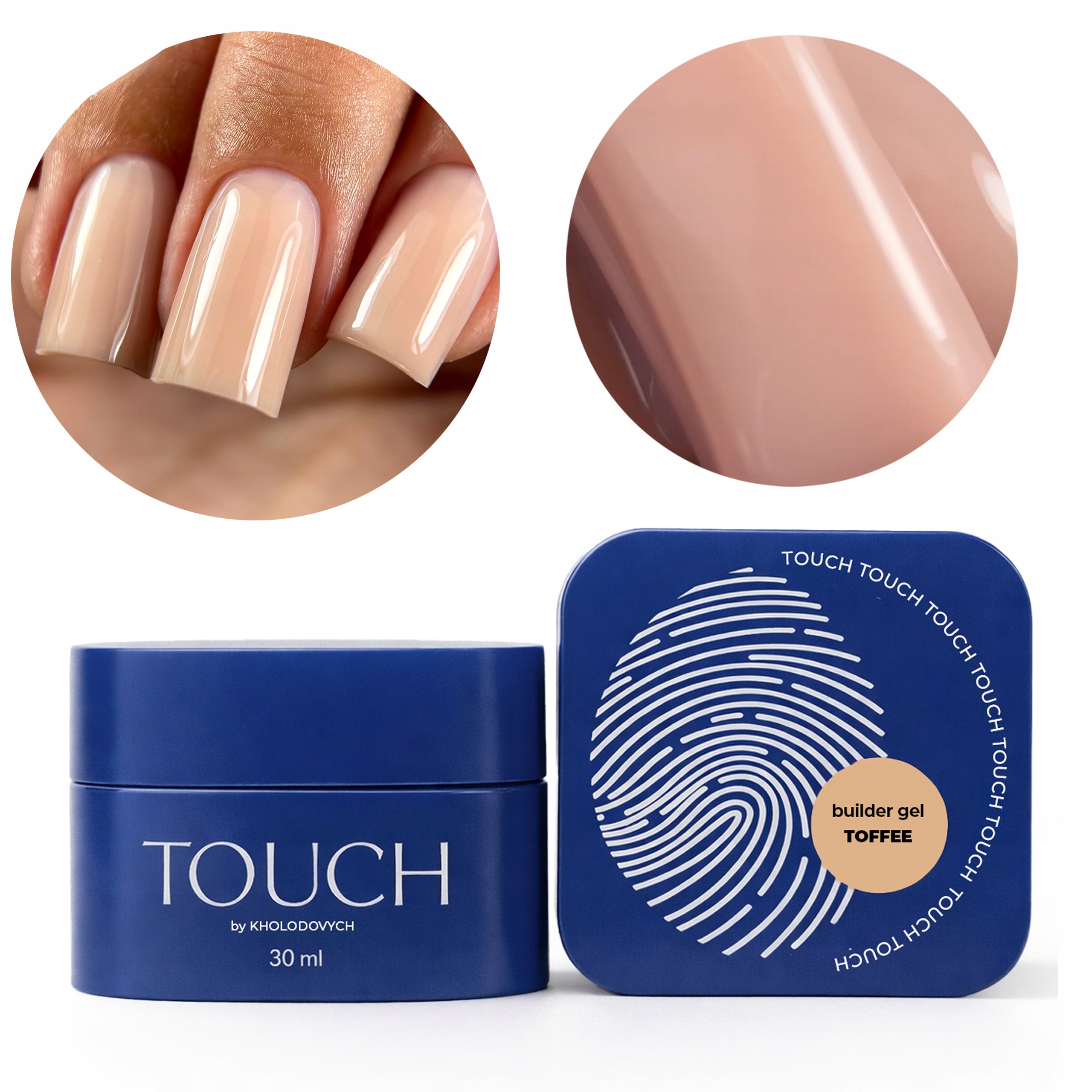 Stavební Gel Pro Prodloužení Builder Gel Toffee Touch 30 ML
