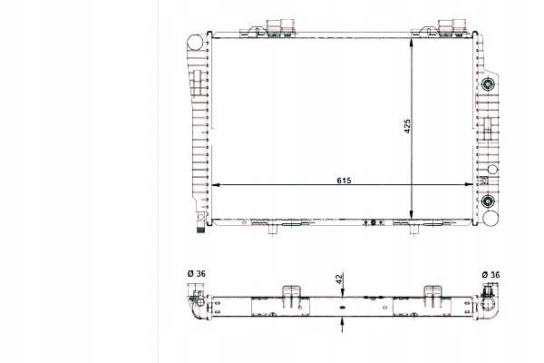 NRF CHŁODNICA SILNIKA NRF, 51281 Producent części NRF