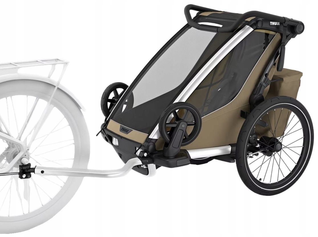 Przyczepka rowerowa Wózek Thule Chariot Cross 2 Single Faded Khaki 10201036
