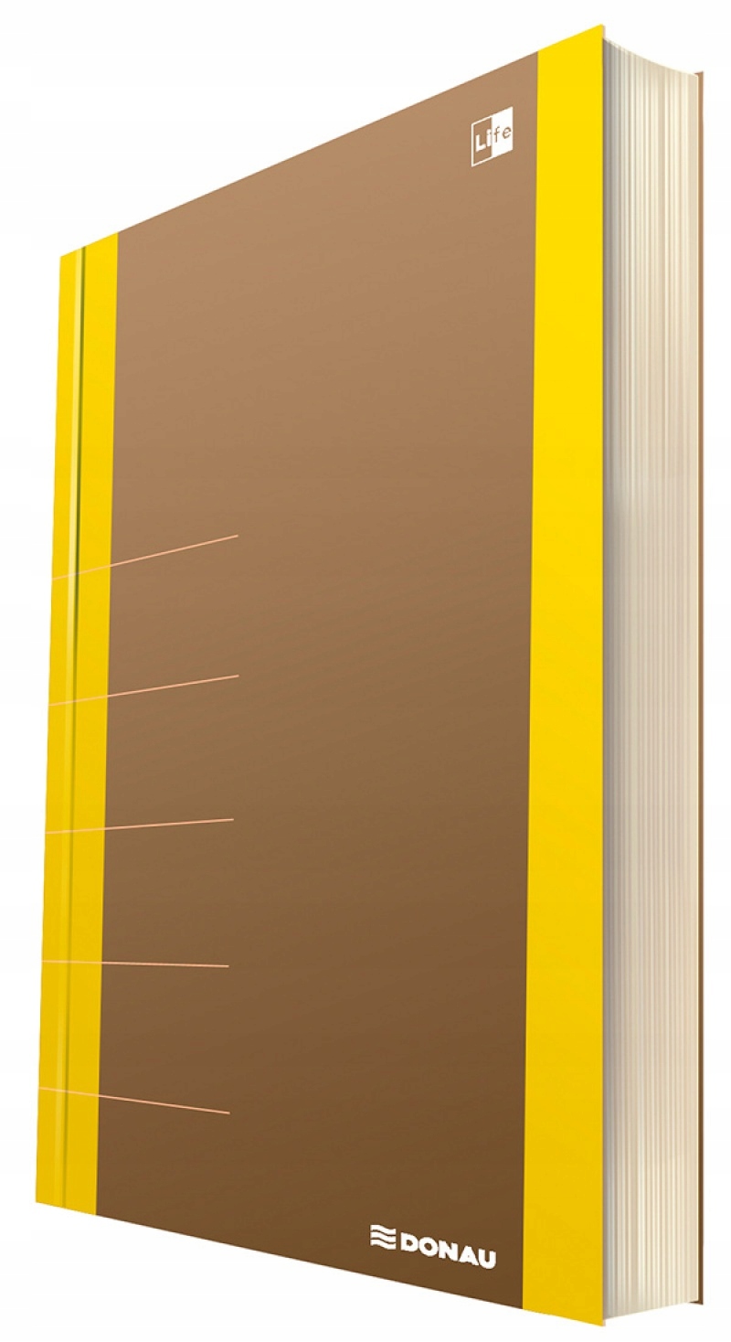 

Notatnik Life organizer 165x230mm 80 kart żółty