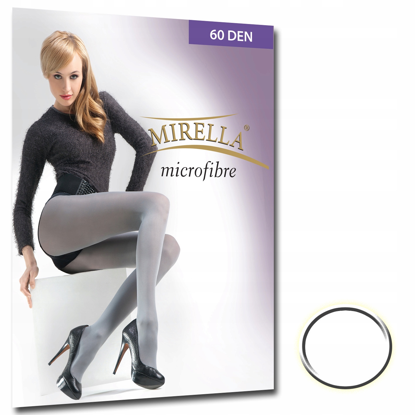

Mirella Rajstopy microfibra 60 den 4/XL Bianco
