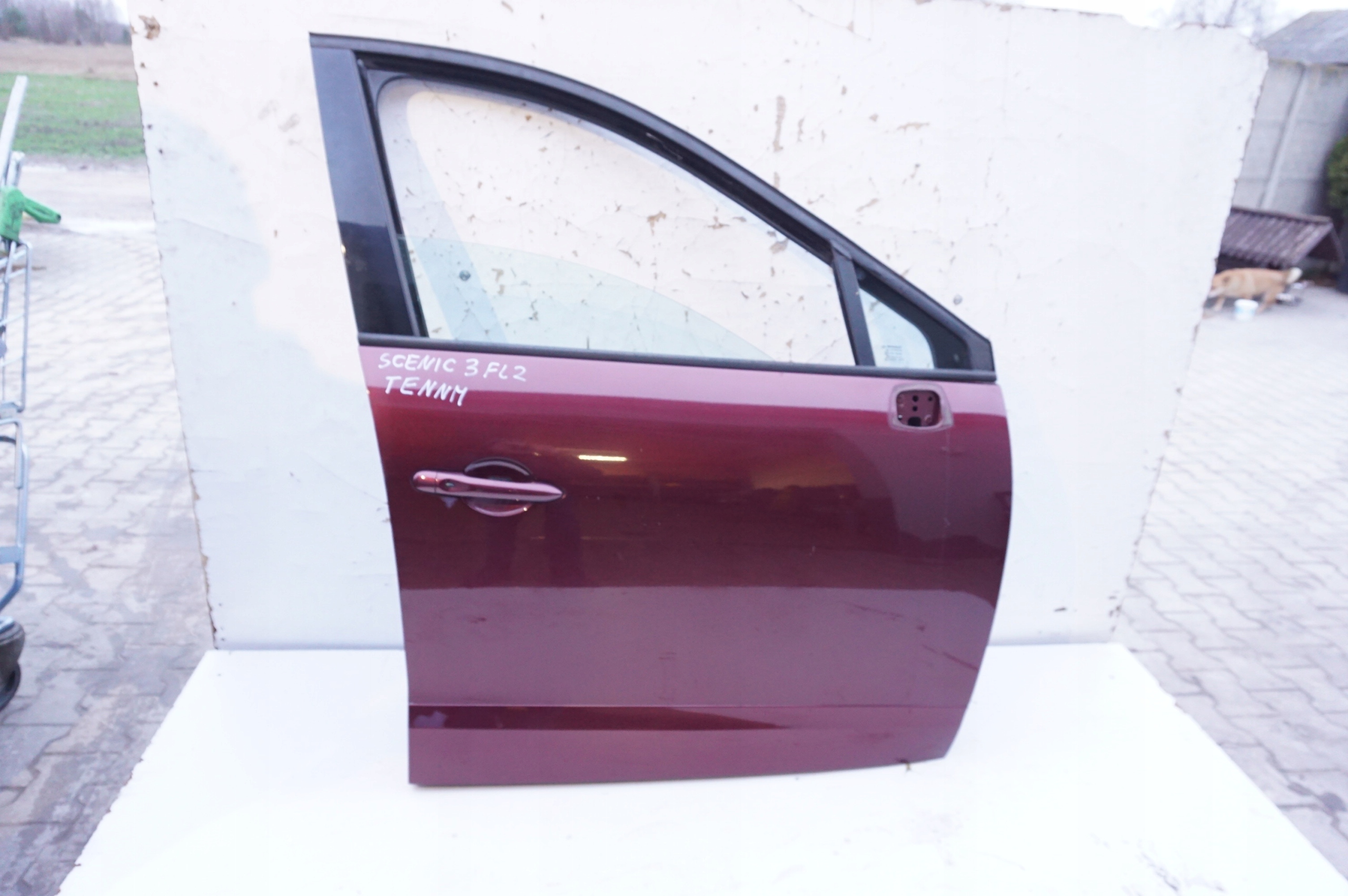 DRZWI PRAWY PRZÓD RENAULT SCENIC 3 III FL 2FL TENNM