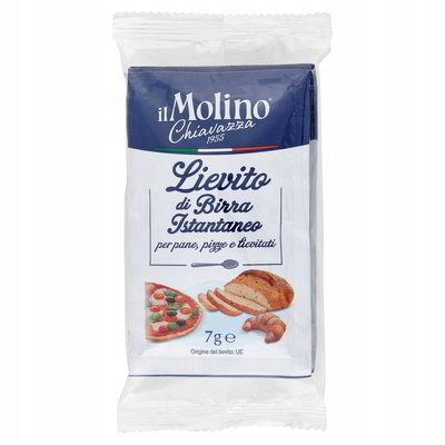 Pivovarské kvasnice Lievito di Birra Istantaneo per pane, pizza e (4x7 g) 28 g