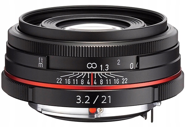 Hd objektiv Pentax-da 21 mm f/3.2 Al Limited černý