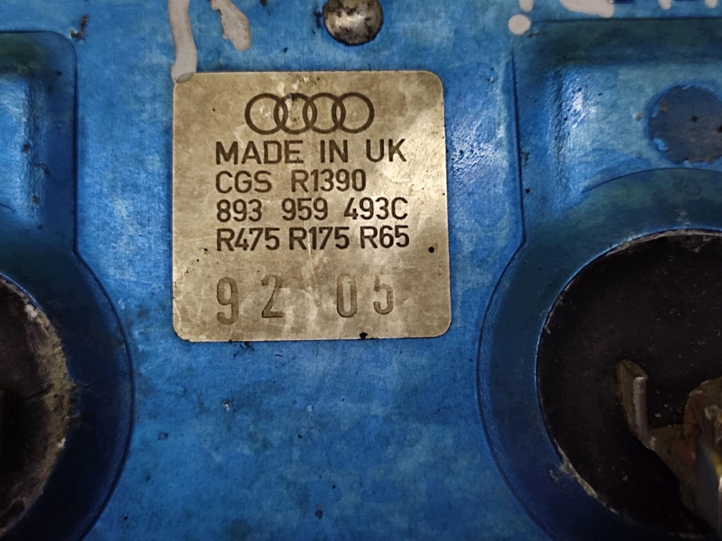 AUDI 80 B4 1.9 D Bedienteil WENTYLATOROW 893959493C