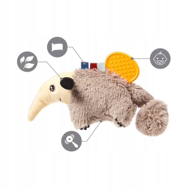 Zawieszka do wózka maskotka MRÓWKOJAD Edgar Marka Babyono