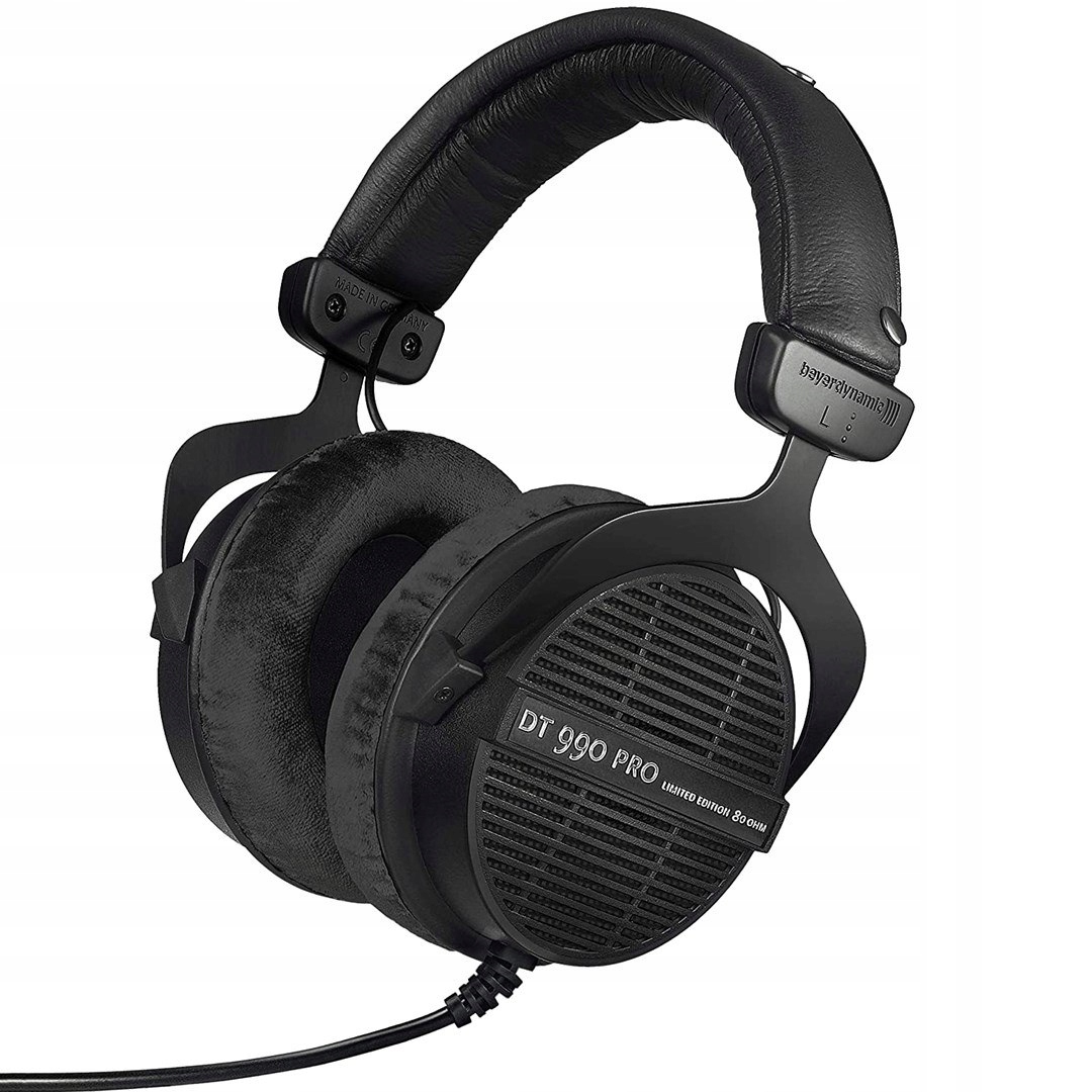 Beyerdynamic Dt 990 Pro 80 Ohm Black Limited Edition Słuchawki studyjne o