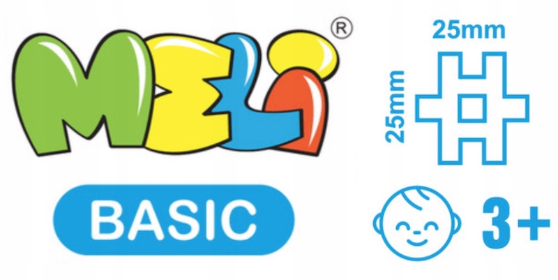 Klocki konstrukcyjne Meli Constructor 200 el. Płeć chłopcy dziewczynki