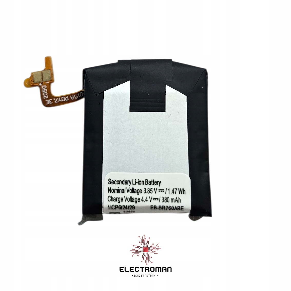 Bateria EB-BR760ABE do Samsung Gear S3 Frontier Classic R760 R770 380 mAh