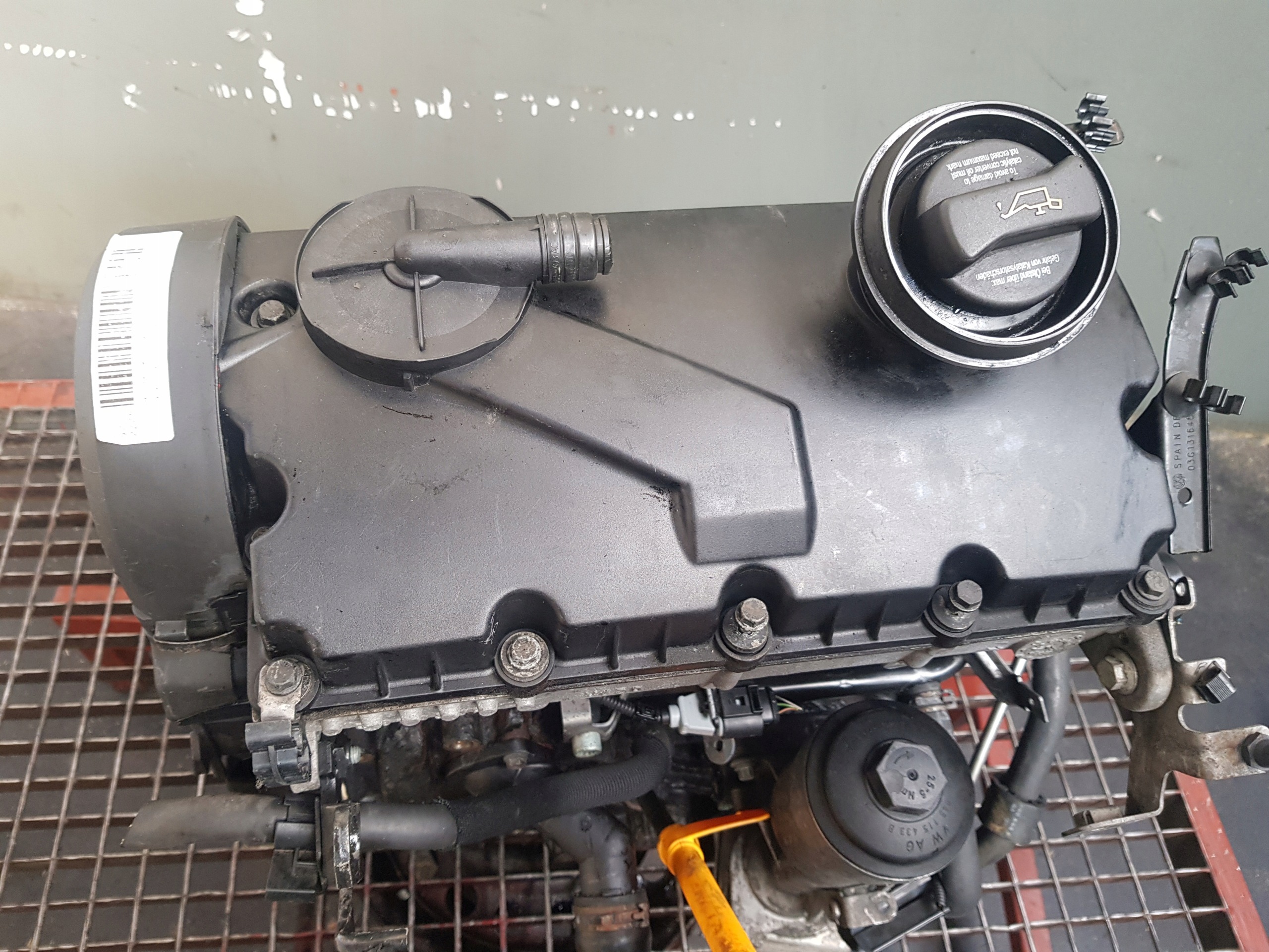 motor DIESEL- säule SEAT ALTEA 1.9 TDI BJB