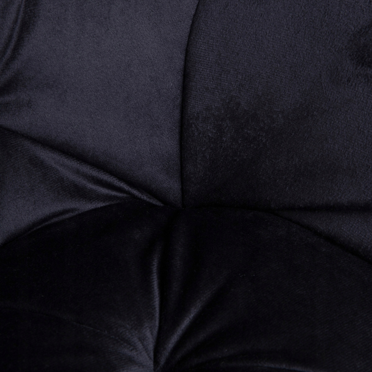 Krzesło FLOSSI welurowe obrotowe czarne 57x65x90 cm HOMLA Wysokość mebla 0 cm