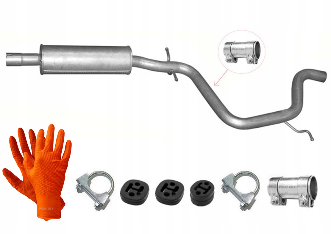 Škoda Octavia II 1.9 TDi 77 kW (od 2004) Hatchback Kombi Tlumič