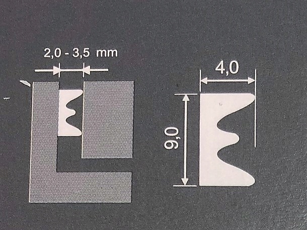 Uszczelka samoprzylepna do okien drzwi E BRĄZ 6m Kod producenta 76760