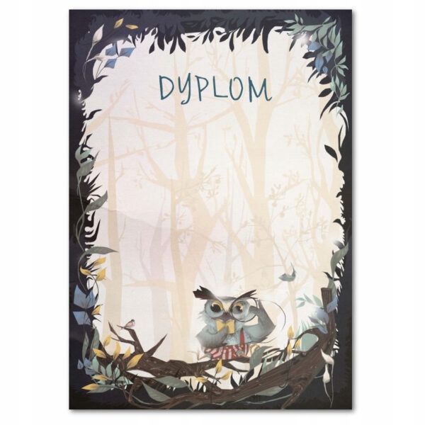 

Dyplom dla dzieci uniwersalny do druku czytelnik