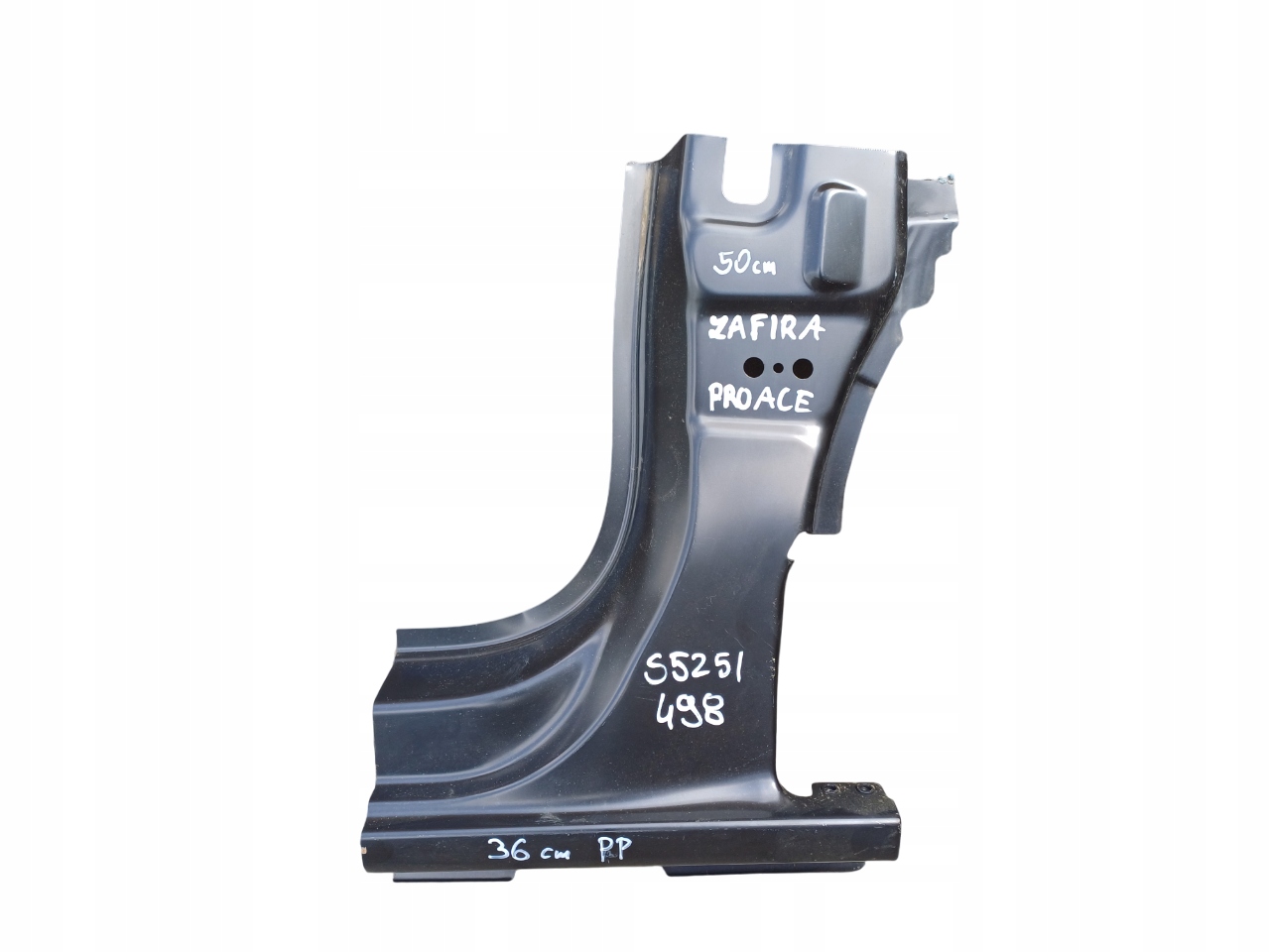 TOYOTA PROACE CITY 19- PRÓG SŁUPEK PRAWY PRZÓD 50CM 36CM