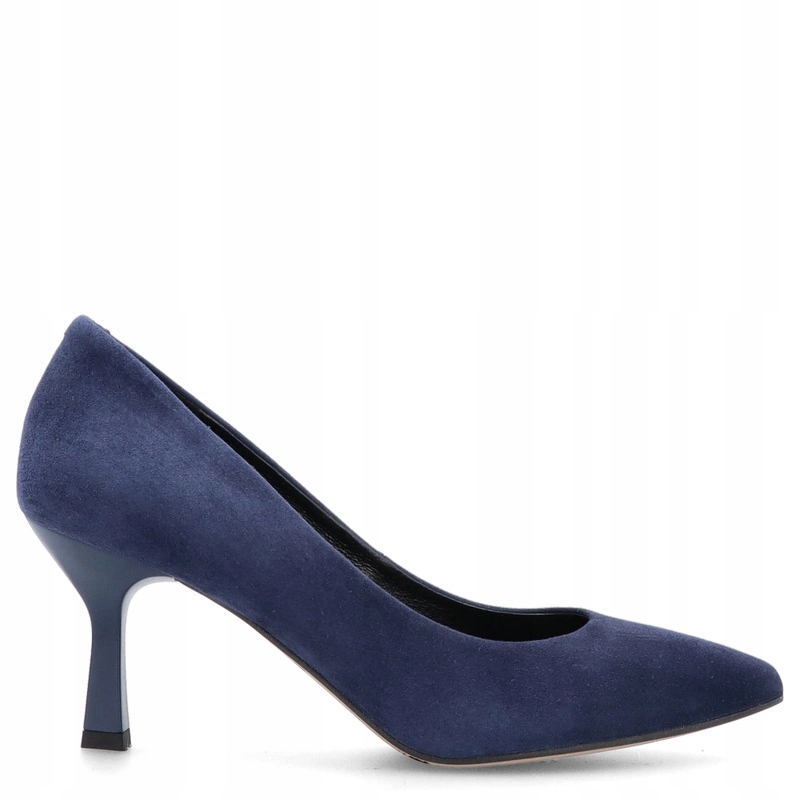 Špendlíky ze semišové kůže Kotyl 3789 Tmavě Modré 39