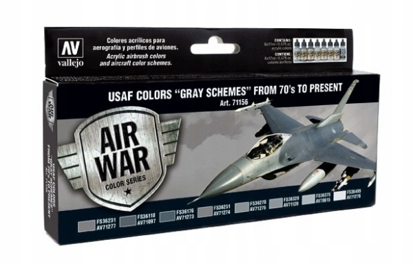 Vallejo 71156 Stavebnice Model Air War Usaf Colors