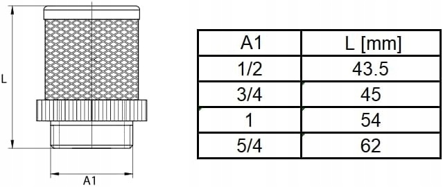 SITKO Z SIATKI KOSZ SSĄCY DO ZAWORU ZWROTNEGO 1/2" WYSOKA JAKOŚĆ ! Rodzaj inny