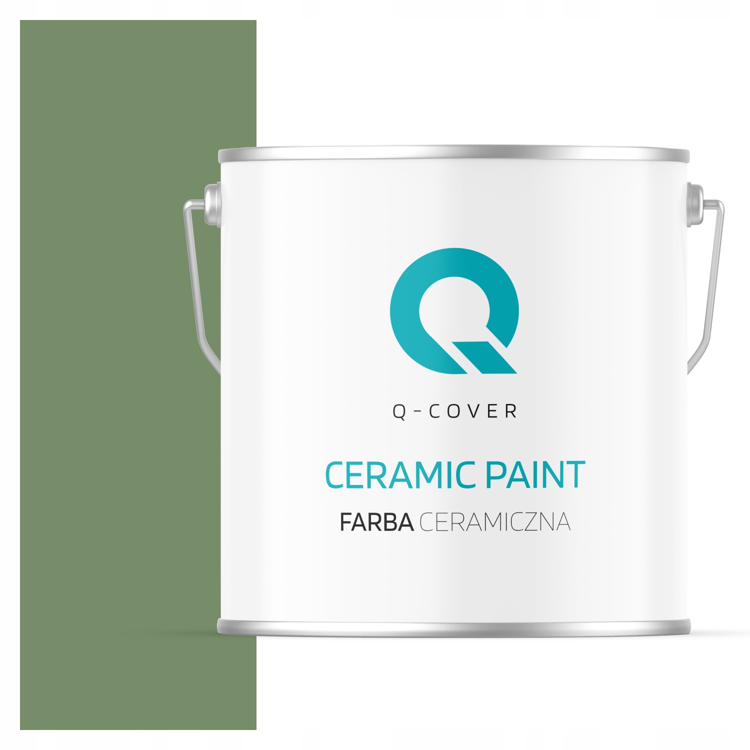 Keramická Farba Na Stenu Zelená Tmavá H2123 5L Mat Poľský Výrobca