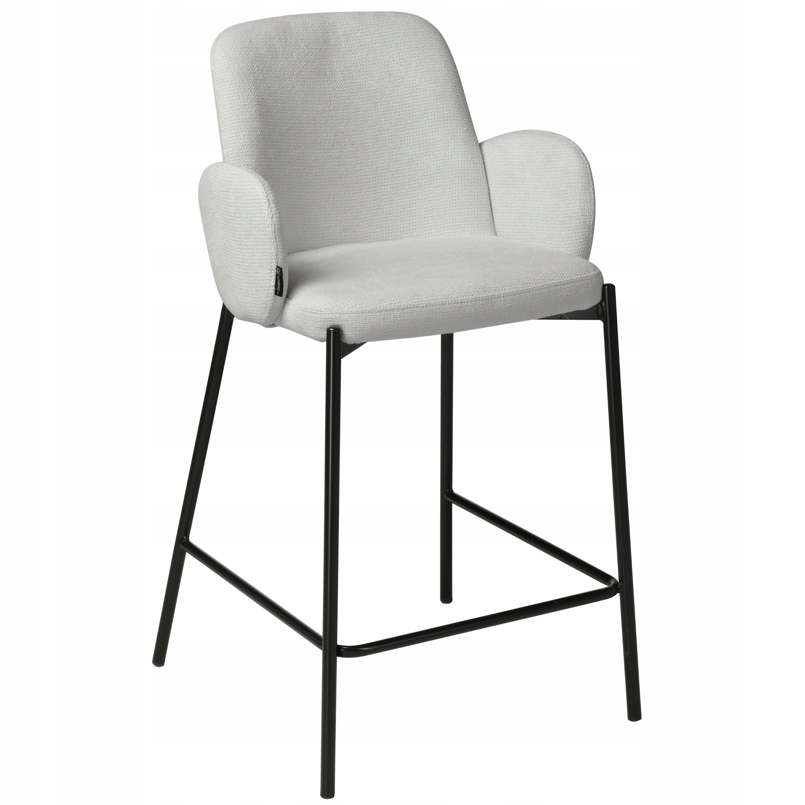 Barová Židle, barová židle, barová stolička, látka šedá, moderní, loft Gusto