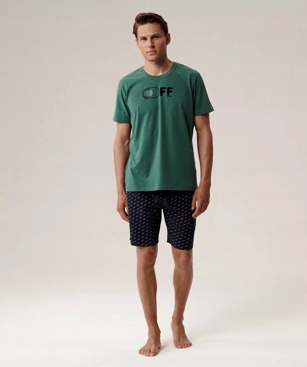 Pánské Pyžamo Atlantic NMP395/ZIE/GRA/XL