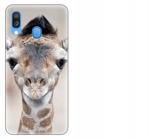 

Etui pokrowiec Samsung Galaxy A40 Żyrafa smieszne