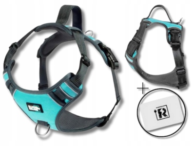 Postroj pro psa na běhání se síťkou Velikost L nastavitelná Reflexní+BONUS