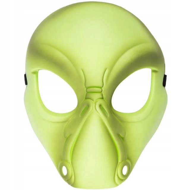MASKA halloween ZIELONA ufo DODATEK