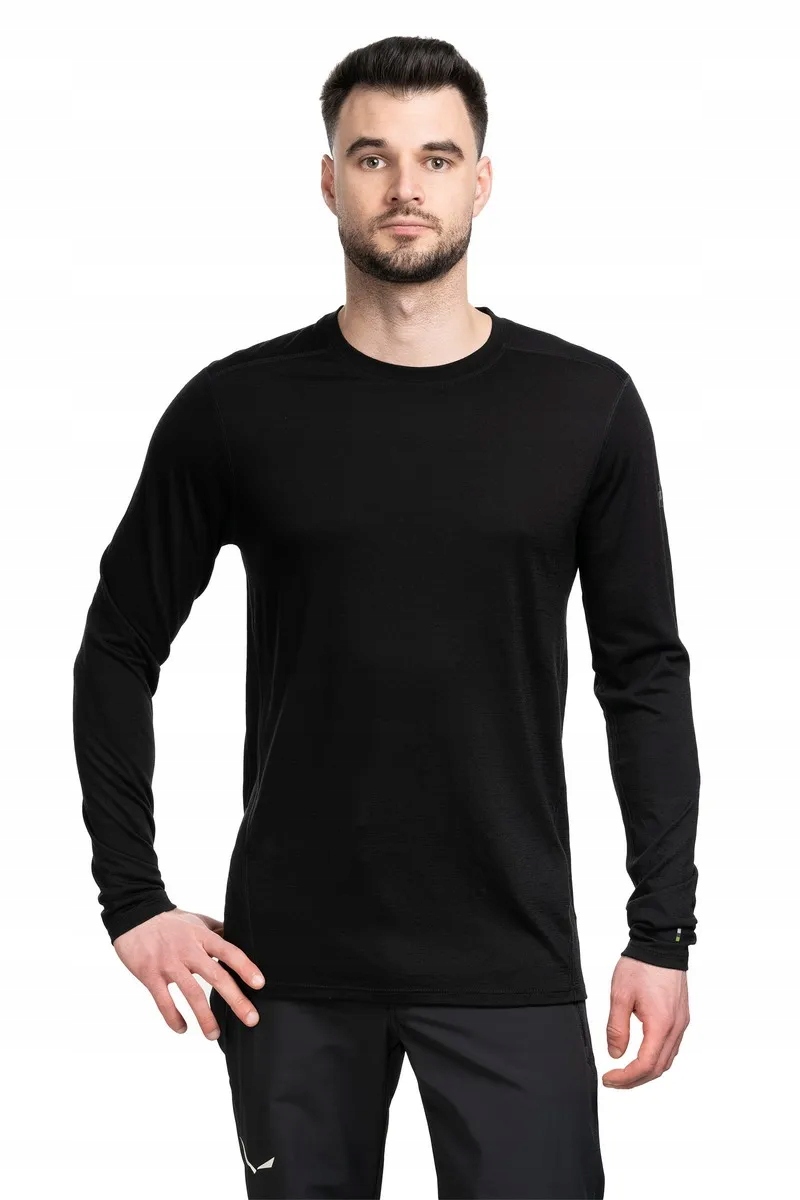 Pánské termoaktivní tričko Classic All Season Merino Base Layer Ls černé S
