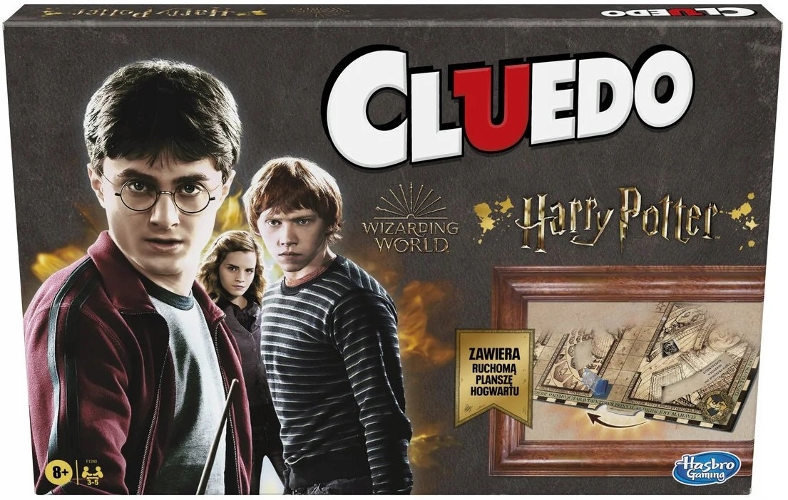 HASBRO HARRY POTTER CLUEDO GRA PLANSZOWA ORYGINAŁ WERSJA PL