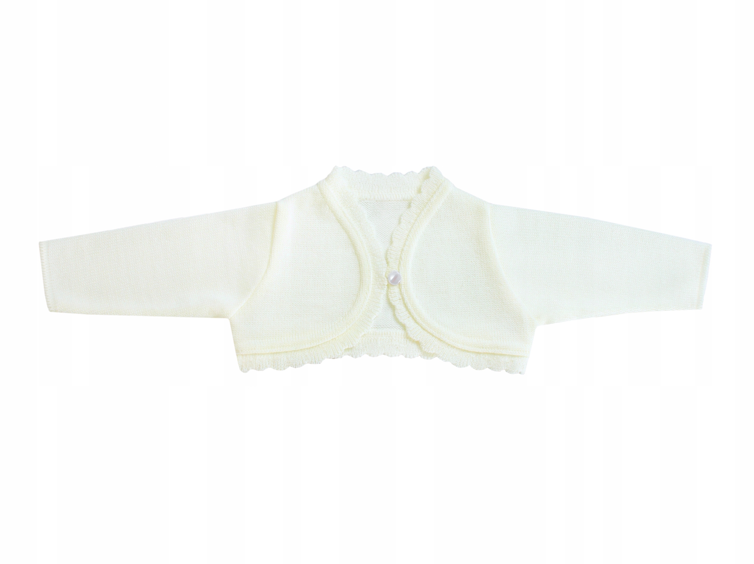 Ecru ecri bolerko sweterek 92cm CHRZEST Marka Inna marka