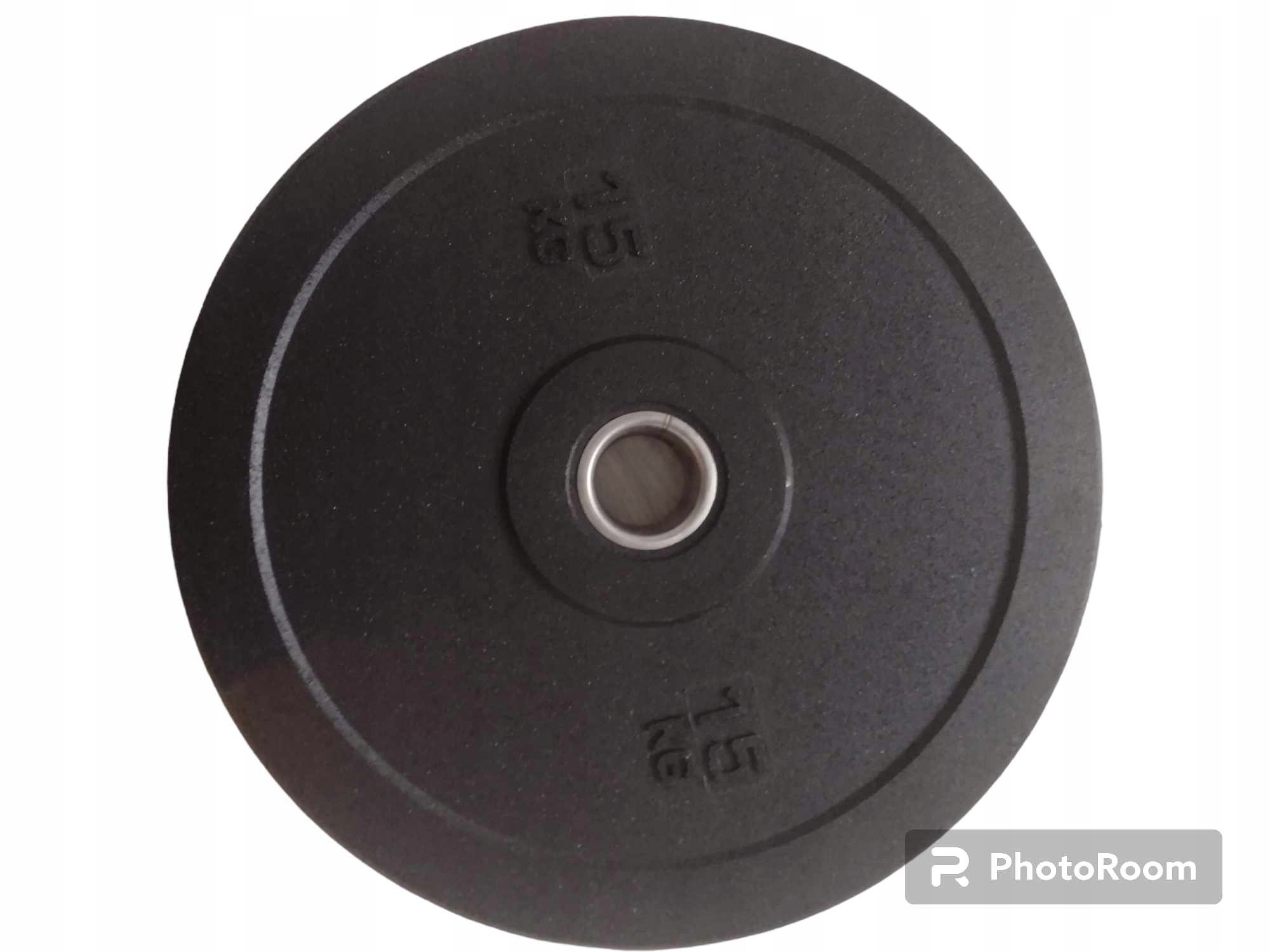 Obciążenie Olimpijskie Gumowe Bumper Ciężar 15 kg 2 gat.