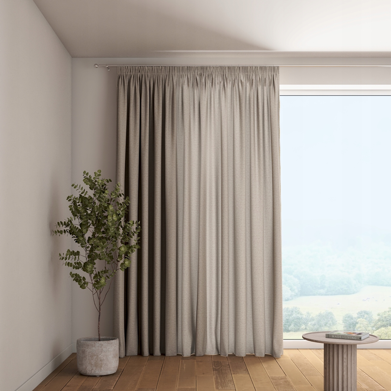 Dekoria Závěs na řasící pásce 1 ks 130x245 cm