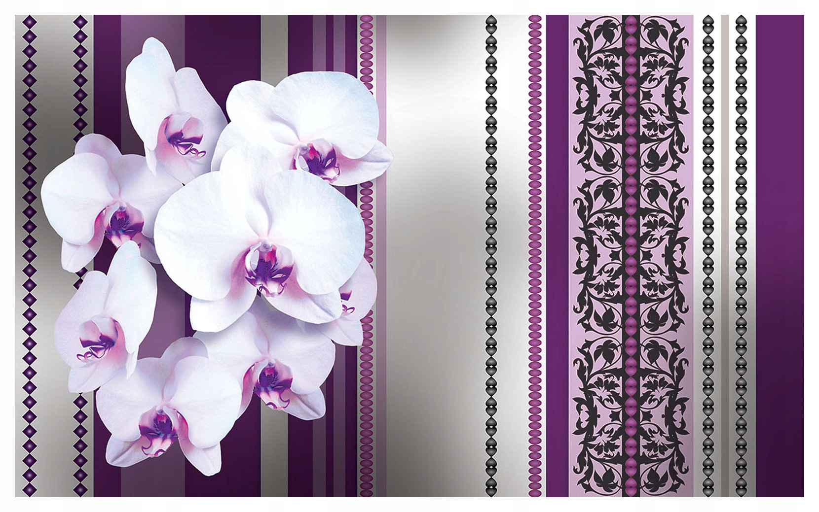 Fototapeta Orchideje fialové vinyl 368x254 Elegance a modernost lepidlo
